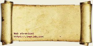 Nina Bzenić vizit kartica